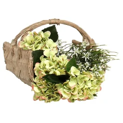 Hortensia Artificial Verde, 52 Cm