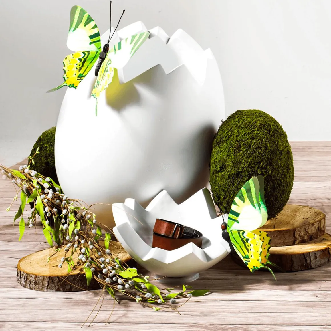 Huevo De Pascua Decorativo, Longitud 70 Cm