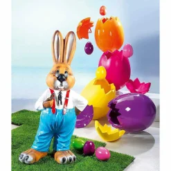 Huevo De Pascua Decorativo, Longitud 70 Cm, Púrpura