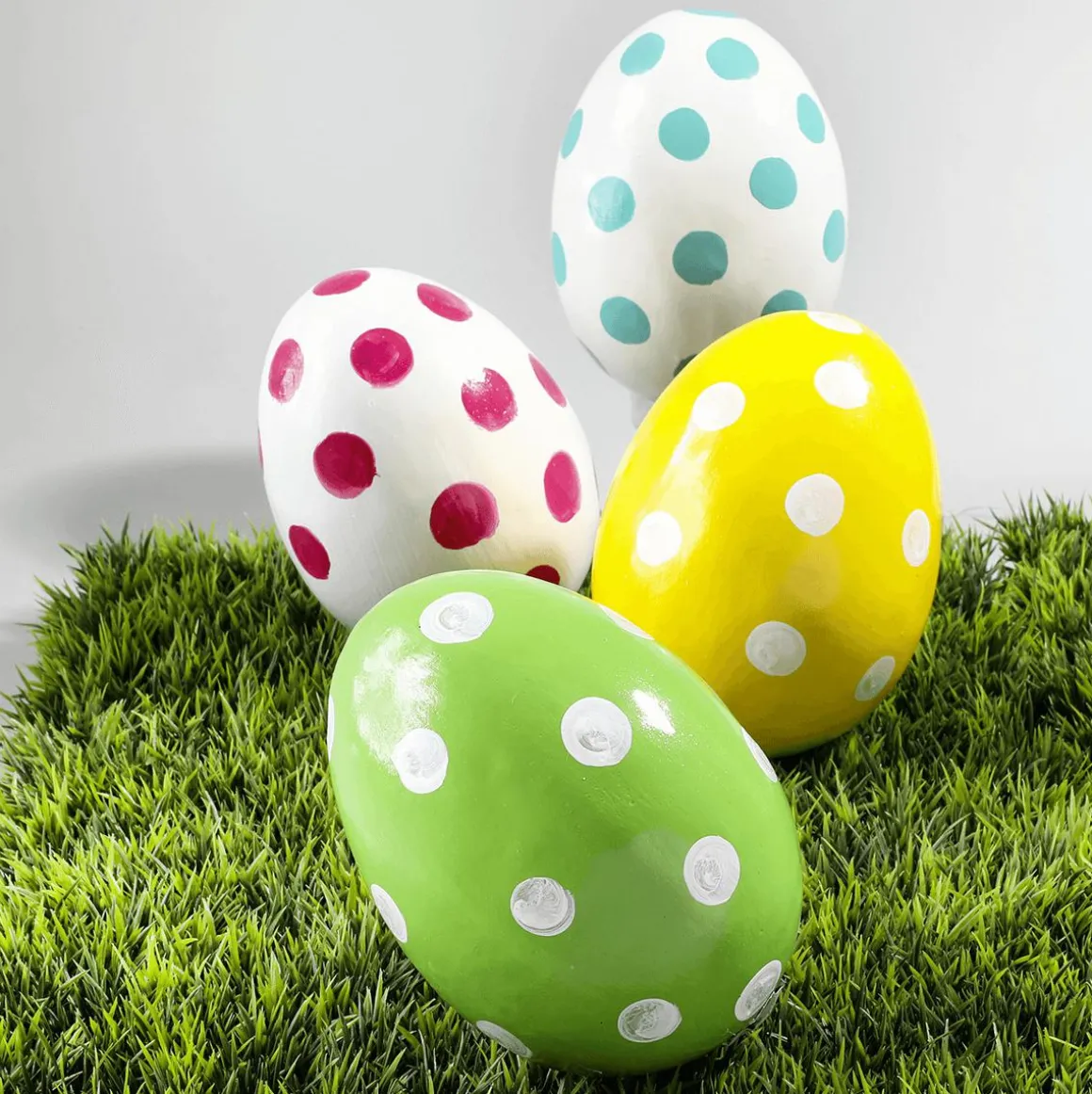 Huevo De Pascua Decorativo Con Lunares, 18 Cm