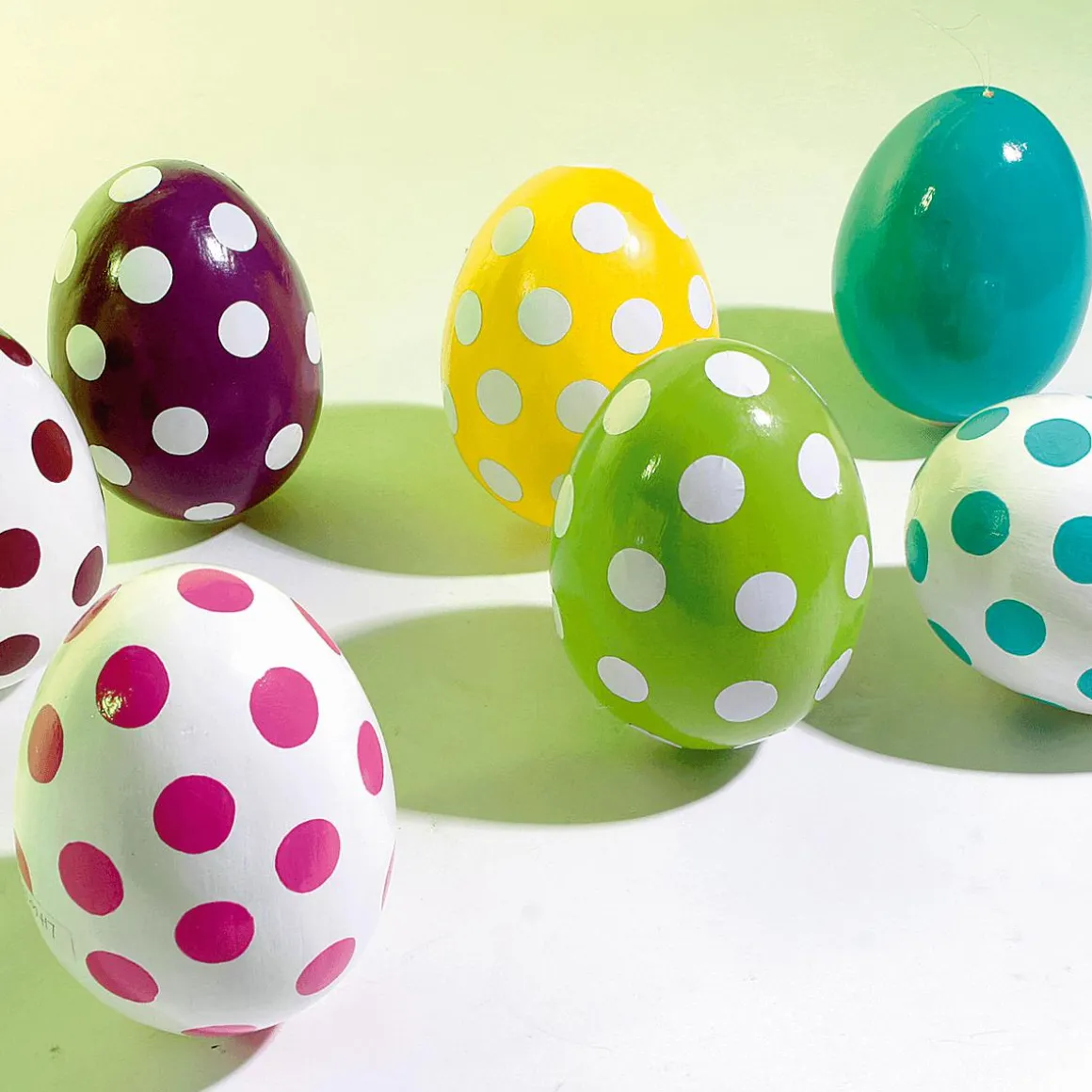 Huevo De Pascua Decorativo Con Lunares, 18 Cm