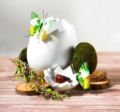 Huevo De Pascua Decorativo "Musgo" 35 Cm