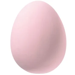 Huevo De Pascua Gigante Decorativo, Color Rosa, 30 Cm