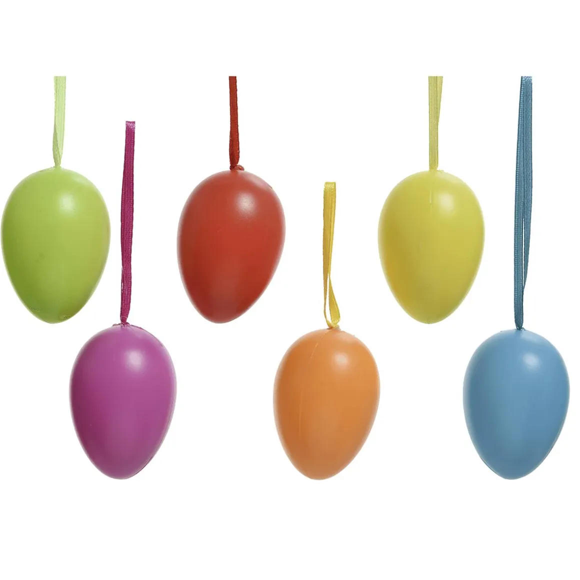 Huevos De Pascua De Colores Para Colgar 6 Piezas