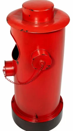 Imitación De Boca De Riego Decorativa Rojo, Altura 78 Cm