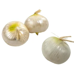 Imitación De Cebolla Blanca, 3 Piezas