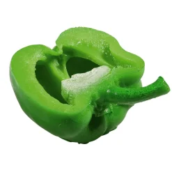 Imitación De Medio Pimentón, Verde 6,5 Cm