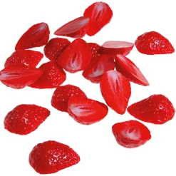 Imitación De Rodaja De Fresa, 20 Piezas