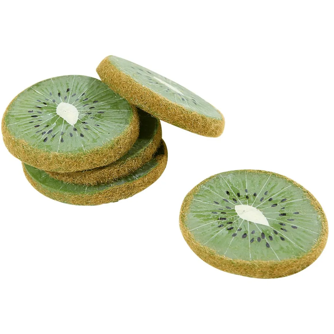 Imitación De Rodajas De Kiwi, 5 Piezas