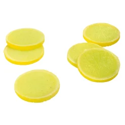 Imitación De Rodajas De Limón, 6 Piezas