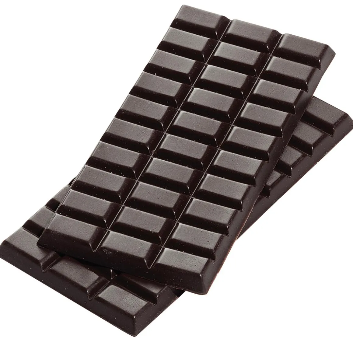 Imitación De Tableta De Chocolate Amargo, 2 Piezas