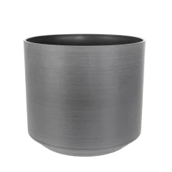 Jardinera De Plástico Gris 12 Cm