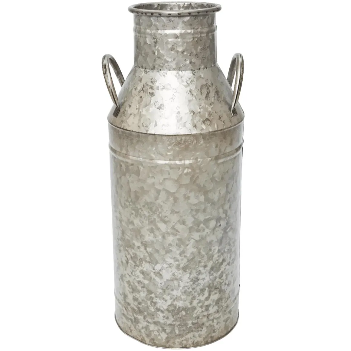 Jarra De Leche Decorativa De Zinc Gris 51 Cm