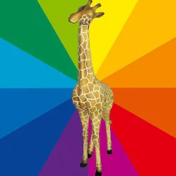 Jirafa Decorativa Altura 190 Cm, En El Color Deseado