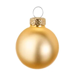 Juego De Bolas De Cristal De Navidad 9 Piezas Doradas En Caja