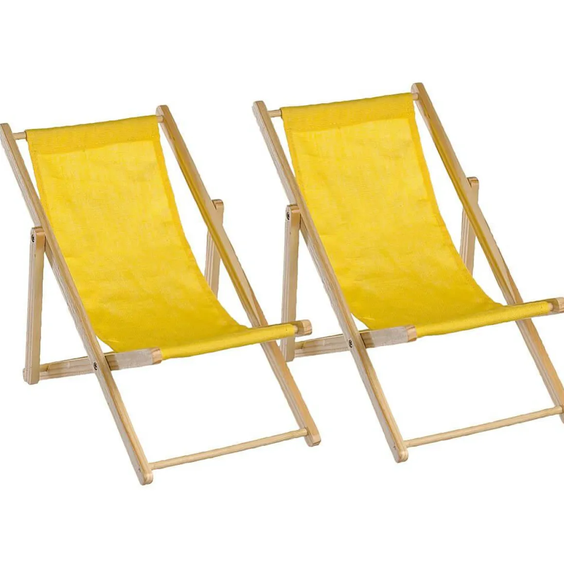 Juego De Tumbonas "Mini" Color Amarillo