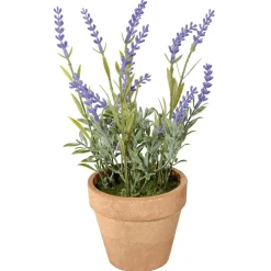 Lavanda Decorativa Con Maceta, 23 Cm