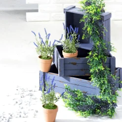 Lavanda Decorativa Con Maceta, 23 Cm