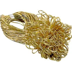 Lazo Decorativo Dorado Longitud 25 Cm, 100 Piezas