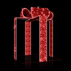 Lazos De Regalo LED Para Exterior Rojo 240 X 200 Cm