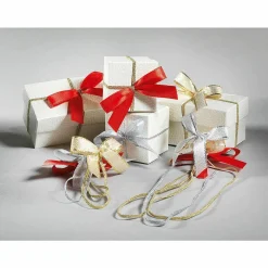 Lazos Decorativos Dorado 20 Cm, 100 Piezas