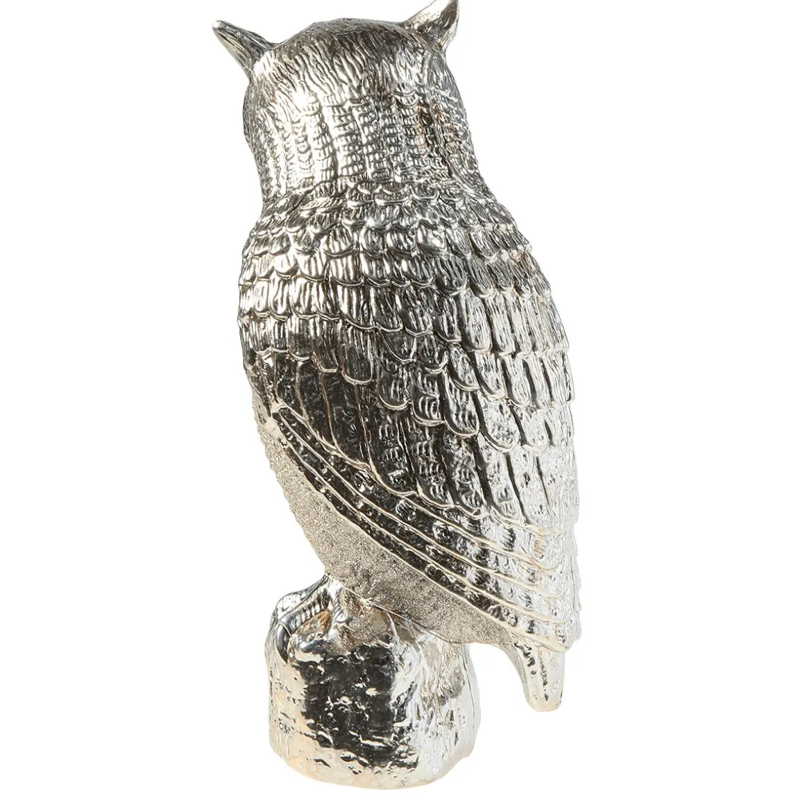 Lechuza Decorativa 43 Cm Champán