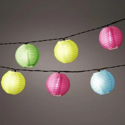 Linterna LED De Colores Con Cadena De 950 Cm