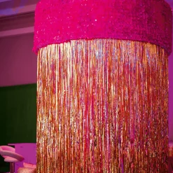 Lámina Metálica Troquelada De 90 Cm De Ancho, Rosa