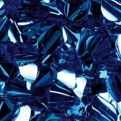Lámina óptica Metálica Troquelada De 90 Cm De Ancho, Azul