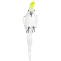 Loro Deco Cacatúa Crestada Amarilla 11 X 45 Cm
