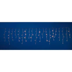 Luz Icicle Light LED 24 V Para Exteriores, 76 LED, 370 X 50 Cm
