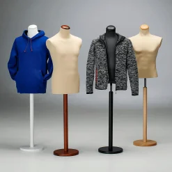 Maniquí De Costura De Hombre, 78 Cm, Color Blanco/blanco