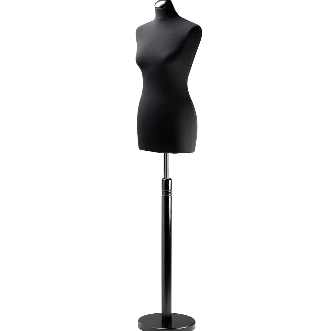 Maniquí De Costura De Mujer, Busto De 72 Cm, Color Negro/negro