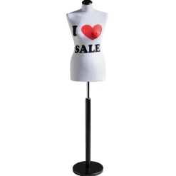 Maniquí De Costura De Mujer, Busto De 72 Cm, Color Negro/negro