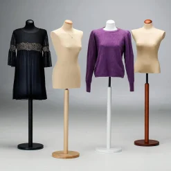 Maniquí De Costura De Mujer, Busto De 72 Cm, Color Crudo/nuez