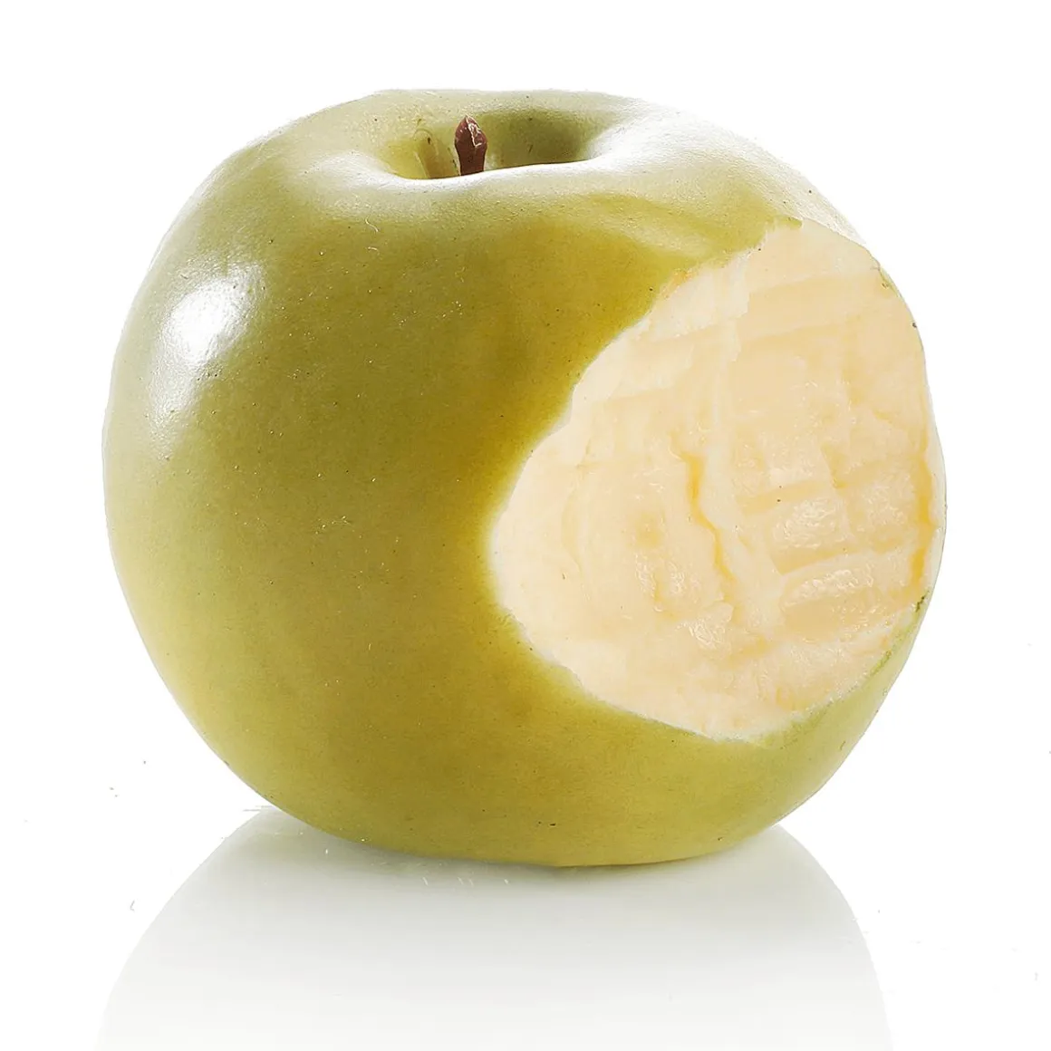 Maniquí De Manzana Verde Mordida 7,5 Cm Ø