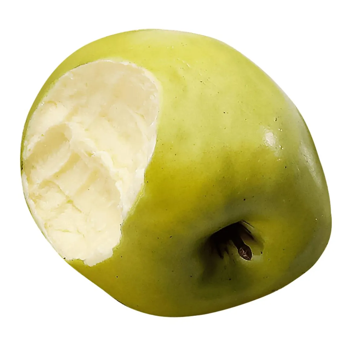 Maniquí De Manzana Verde Mordida 7,5 Cm Ø