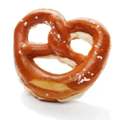 Maniquí De Pretzel De Mantequilla Con Sal Gruesa