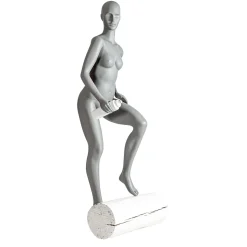Maniquí Deportivo Mujer Ciclista, Caminante - Pierna Izquierda Levantada Y Brazos Izquierdos Flexionados