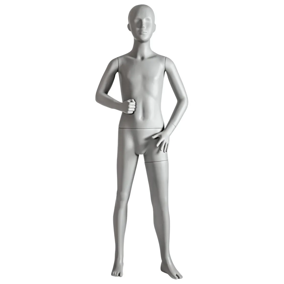 Maniquí Deportivo Niño 10 Años - Brazo Derecho Doblado
