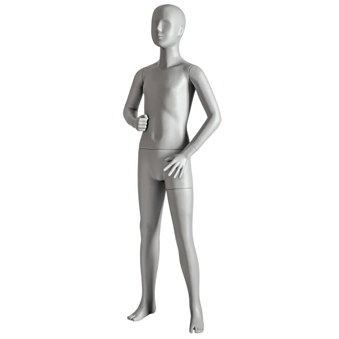 Maniquí Deportivo Niño 10 Años - Brazo Derecho Doblado