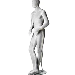 Maniquí Hombre ESCULTURA Pierna Cruzada Hormigón Óptico