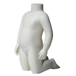 Maniquí Infantil Para Escaparate Sin Cabeza, Blanco, 2 Años