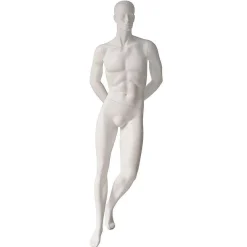 Maniquí Masculino Realista Blanco, De Pie