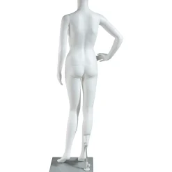 Maniquí Mujer Sin Cabeza De Pie Blanco