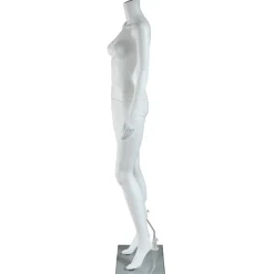 Maniquí Mujer Sin Cabeza De Pie Blanco