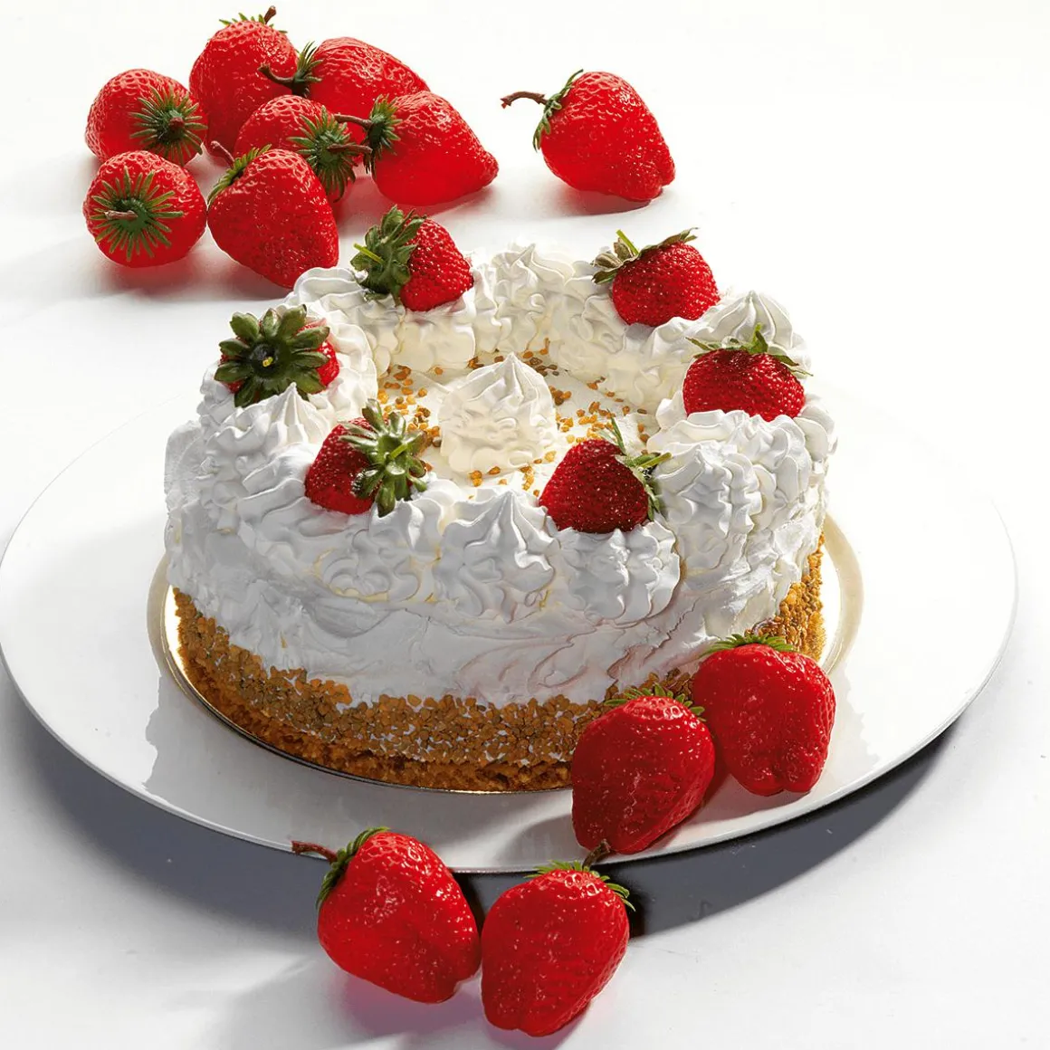 Maniquí Para Tarta De Fresa Y Nata 20 Cm Ø