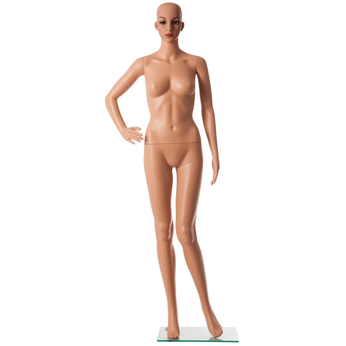 Maniquí Sostenible Señora, 178 Cm, Beige