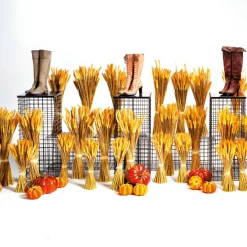 Manojo De Espigas De Trigo Decorativo 60 Cm