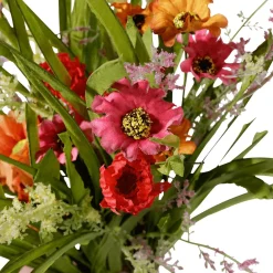 Manojo De Hierba Decorativa Mezcla De Flores De Colores 45 Cm